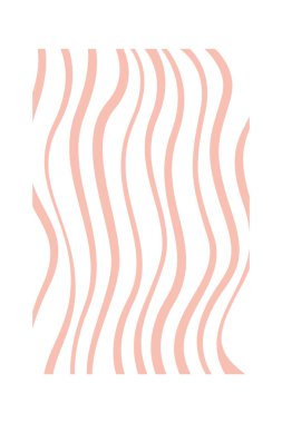 Dalgalar Dikdörtgen Desen Vektör Resimlemesi