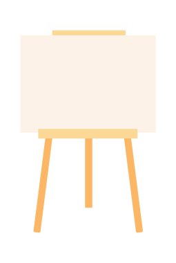 Tahta Malzeme Vektörü İllüstrasyonuyla Easel