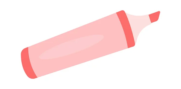 Color Felt Tip Pen Vector Illustration — Stock Vector