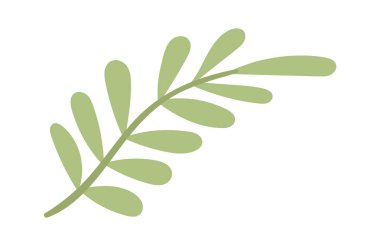 Şube yaprakları vektör çizim ile