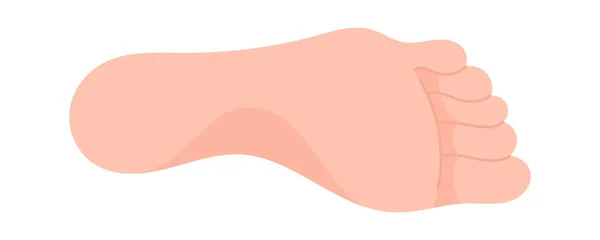 Human Foot Icon Vector Illustration — Stock Vector