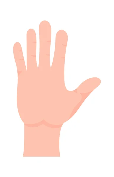 Απεικόνιση Διανύσματος Εικονιδίου Ανθρώπινου Χεριού — Διανυσματικό Αρχείο