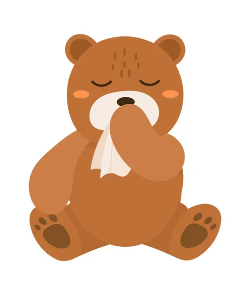 Αρκούδα Κυματιστή Μύτη Διανυσματική Απεικόνιση — Διανυσματικό Αρχείο