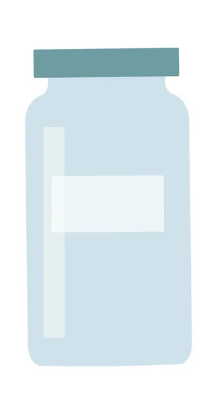 Plastburk För Piller Vektor Illustration — Stock vektor