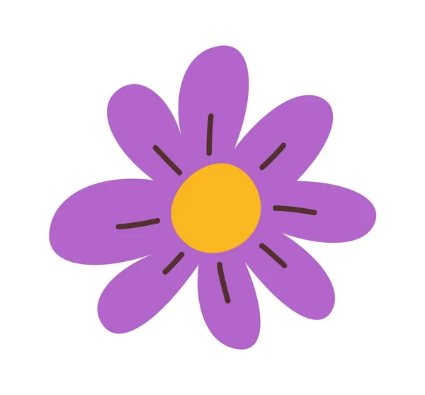 Blomsterhuvud Ikon Vektor Illustration — Stock vektor