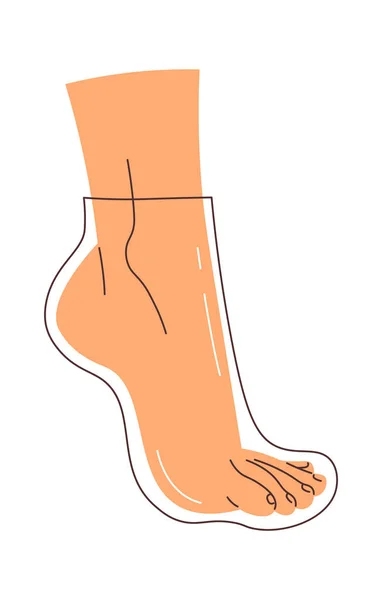 Ноги Спа Ботинках — стоковый вектор