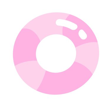 Şişirilebilir Halka Simgesi Vektör İllüstrasyonu