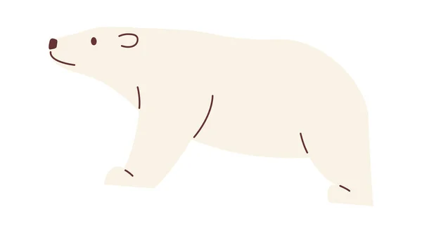 Ilustracja Wektora Białego Niedźwiedzia — Wektor stockowy