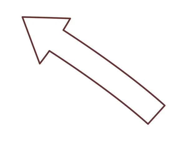 Lined Arrow Icon矢量说明 — 图库矢量图片