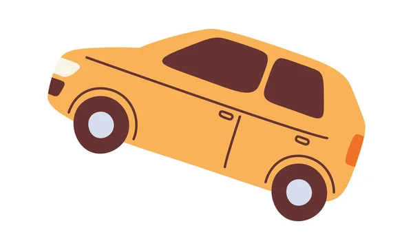 Auto Schrägheck Fahrzeug Vektor Illustration — Stockvektor