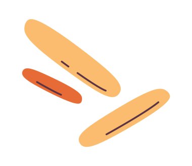 Bakteri Mikropları Simge Vektörü İllüstrasyonu