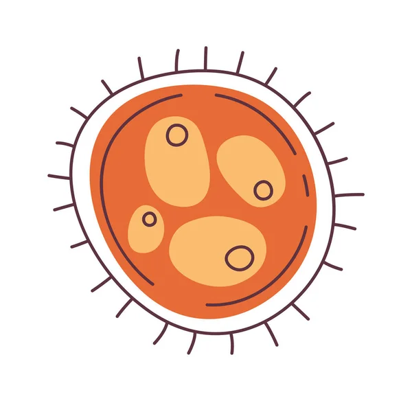 Bacterias Microbios Icono Vector Ilustración — Archivo Imágenes Vectoriales