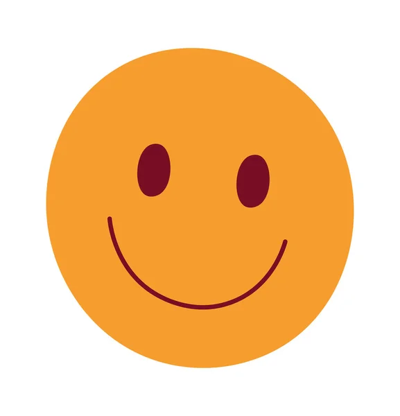 Glückliche Emoji Icon Vector Illustration — Stockvektor