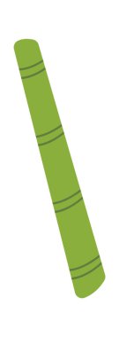 Bambu bitkisi ikonu Vektör illüstrasyonu