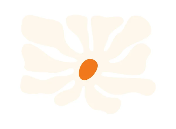 Abstrakte Daisy Flower Vector Illustration — Stockvektor