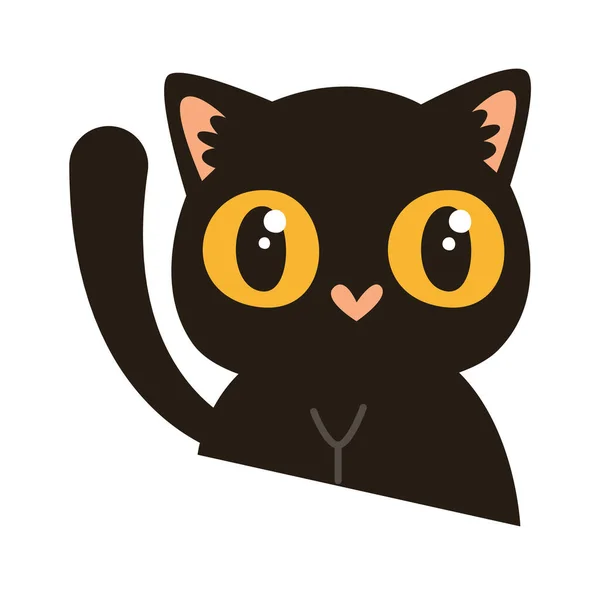 Cute Cat Wektor Ilustracji — Wektor stockowy