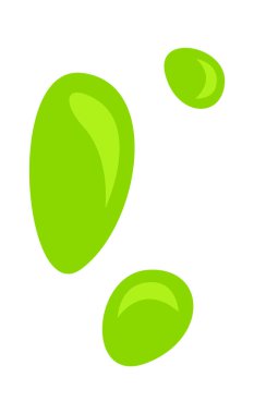 Soyut Sıvı Lekeleri Vektör İllüstrasyonu