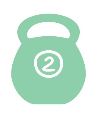 Dumbbell Spor Salonu Vektör İllüstrasyonu