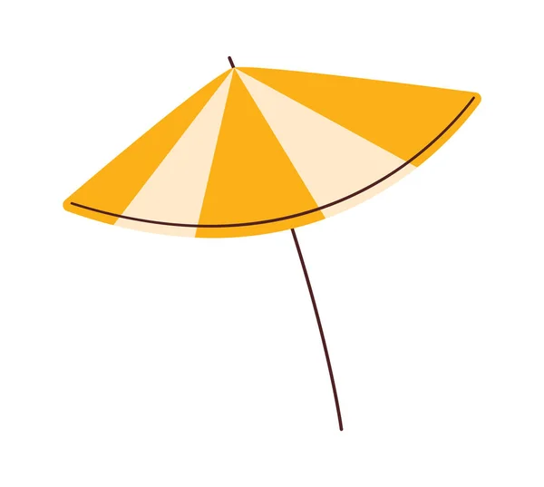 Paraguas Sol Playa Vector Ilustración — Vector de stock