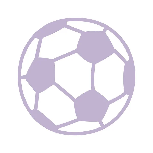 Futbol Topu Ikonu Vektör Illüstrasyonu — Stok Vektör