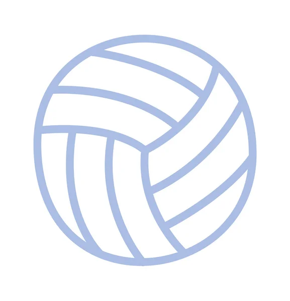 Bola Voleibol Icono Vector Ilustración — Vector de stock