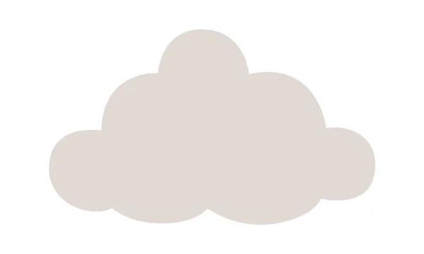 Sky Cloud Icon Vector Illustration — Stockvektor