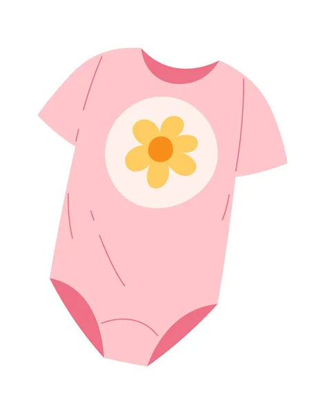 Newborn Baby Clothes Vector Illustration — Stock Vector