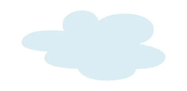 Sky Cloud Silhueta Vetor Ilustração —  Vetores de Stock