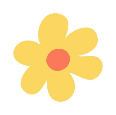 Çiçek Bud Simge Vektörü İllüstrasyonu