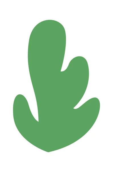 Blume Blatt Symbol Vektor Illustration — Stockvektor