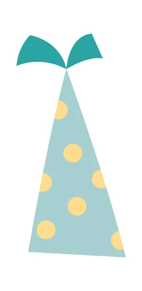 Birthday Celebration Hat Vector Illustration — Stock Vector