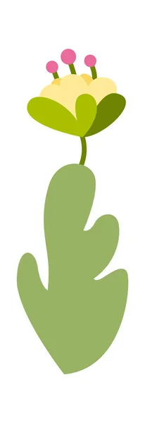 Flower Leaf Icon Vector Illustration — Stock Vector
