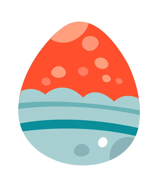 Dinosaur Egg Painted Vector Illustration — Stock Vector