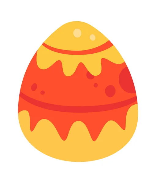 Dinosaur Egg Painted Vector Illustration — Stock Vector