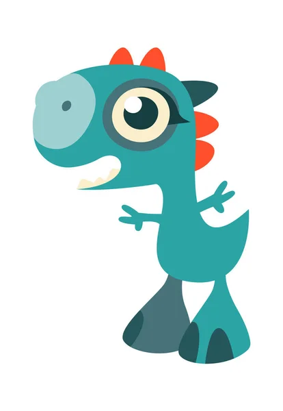 Illustration Vectorielle Bébé Dinosaure Dessin Animé — Image vectorielle