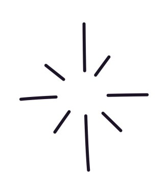 Lined Simple Flash Vektör İllüstrasyonu