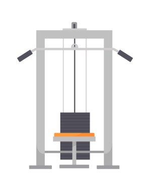 Lat Çek Çek Makinesi Vektör İllüstrasyonu