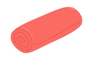 Yoga Mat simge vektör çizim