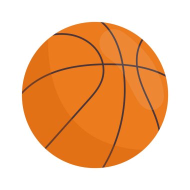 Basketbol topu ikonu vektör illüstrasyonu