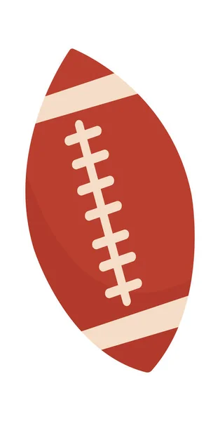 American Football Ball Varkensvel Vector Illustratie — Stockvector