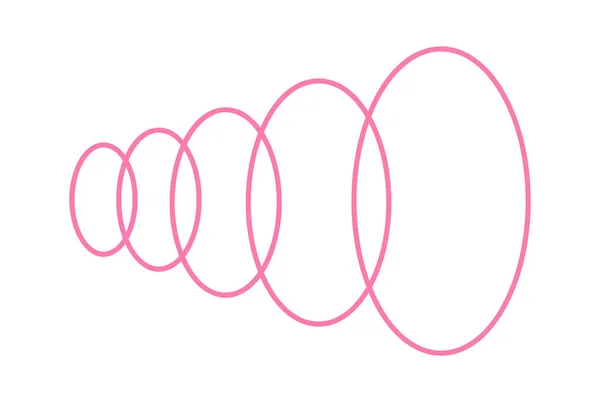 Illustration Vectorielle Des Éléments Sonores Linéaires — Image vectorielle