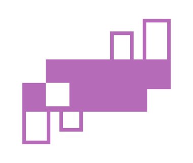 Modern Fütürist Şekil Vektörü İllüstrasyonu