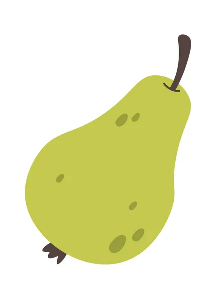 Pear 果物アイコン ベクトル図 — ストックベクタ