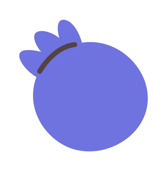 Blueberry Berry Icono Vector Ilustración — Vector de stock