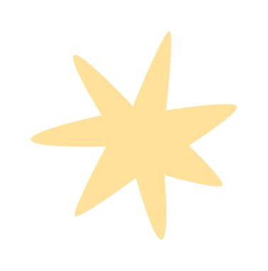 yıldız vektör çizim el çekilmiş