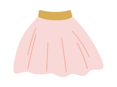 Tutu Balerin Etek Vektörü İllüstrasyonu