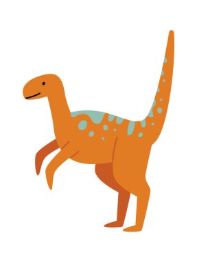 Iguanadon Dinozor Ayakta Duran Vektör İllüstrasyonu