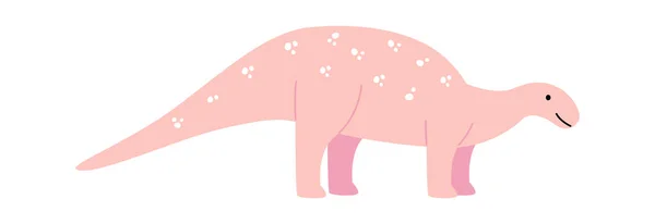 Apatosaurus Dinosaur Standing Vector Illustration — Stock Vector