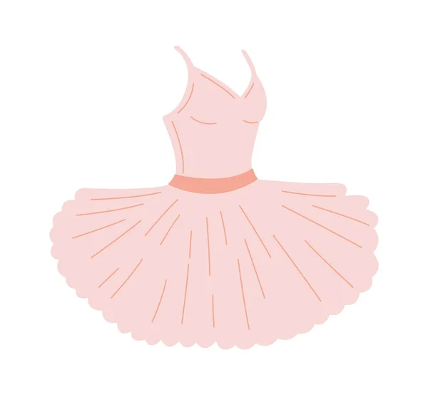 Tutu Ballerina Šaty Vektorové Ilustrace — Stockový vektor