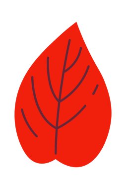 Sonbahar Yaprak Vektörü İllüstrasyonu